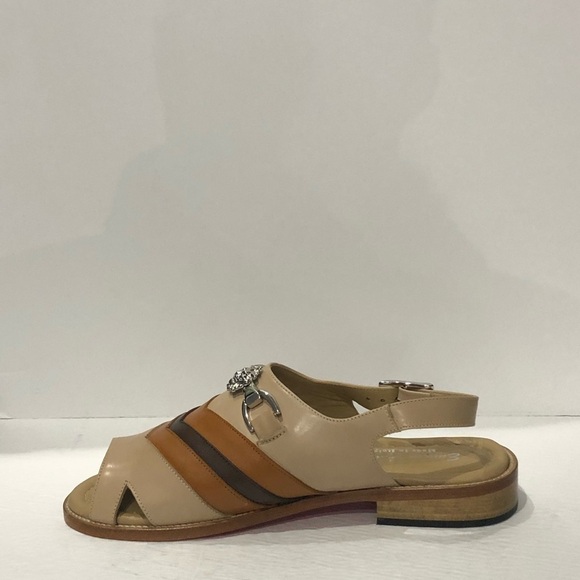 Emilio Franco sandal slip on Italian leather - Picture 3 of 5